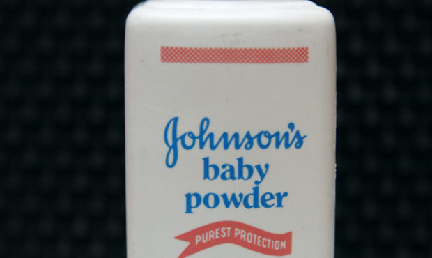 FILE - In this April 15, 2011, file photo, a bottle of Johnson's baby powder is displayed. Johnson ...