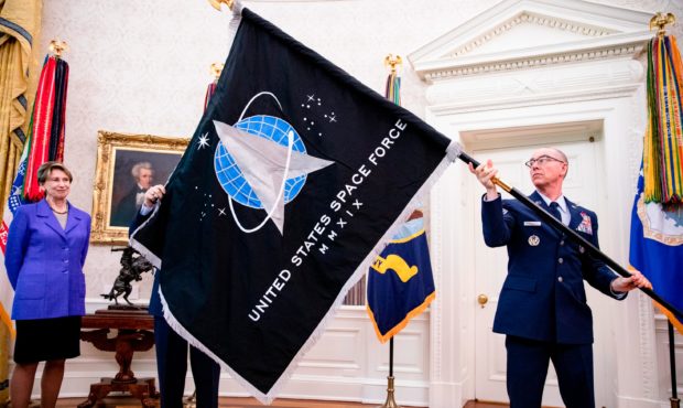 Space Force flag...