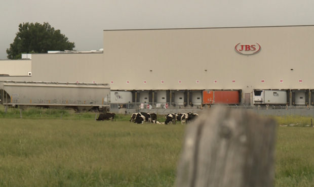 Health workers says hundreds infected with COVID-19 at northern Utah meat processing plant...
