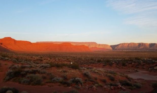 A landscape in southern Utah. Areas from the Wasatch Front to St. George are expected to reach temp...
