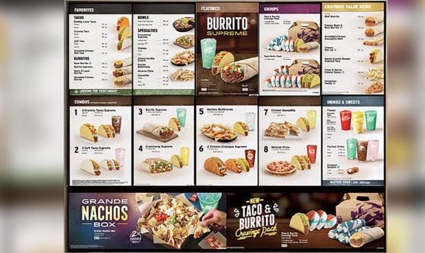 new taco bell menu...