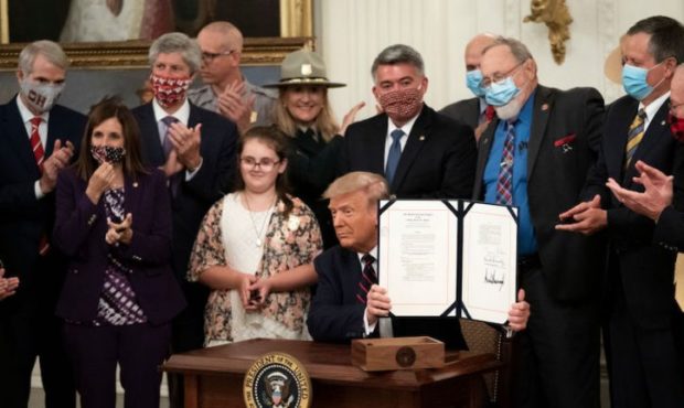 Trump signs new legislation for the environment....