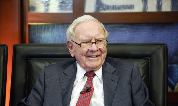In this May 7, 2018, photo, Berkshire Hathaway Chairman and CEO Warren Buffett smiles during an int...