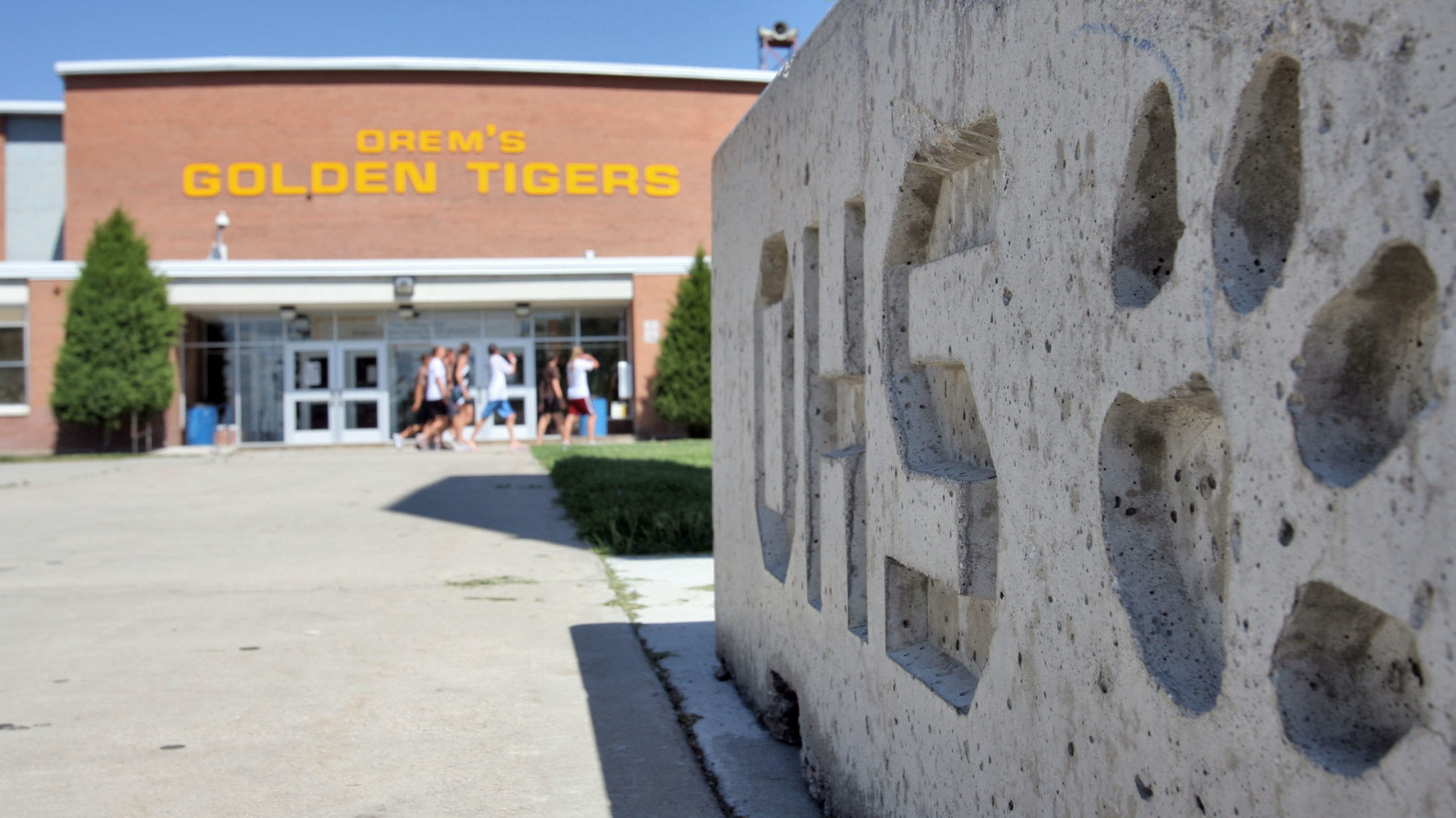 The exterior of Orem High School, in Orem, Utah. This is one of the high schools that would have sp...