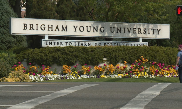 byu sign pictured, the school is appointing a new president...