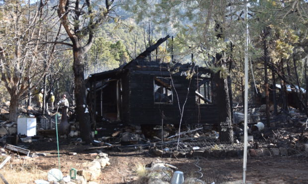 Cedar City home destroyed by fire...