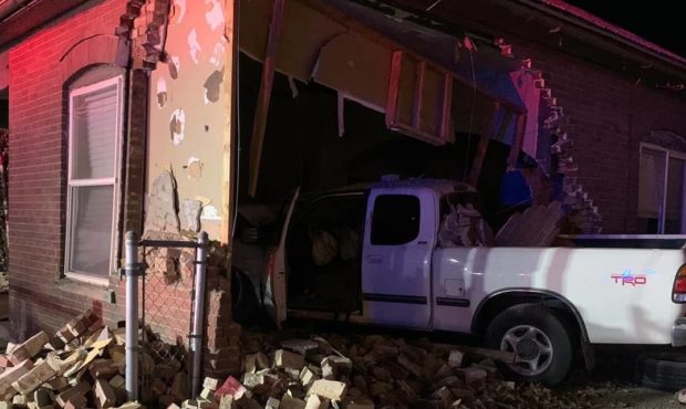Truck crashes into campaign headquarters for candidate Burgess Owens...