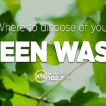 Green waste debris drop off locations across northern Utah
