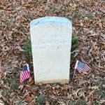 Seraph Young's headstone in Arlington National Cemetery. Photo by Ron Fox.