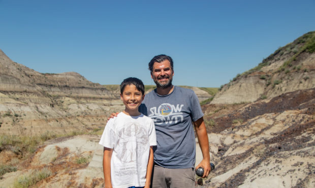 Nathan Hrushkin and his dad Dion found the bones during a hike.
Credit:	From Nature Conservancy of ...