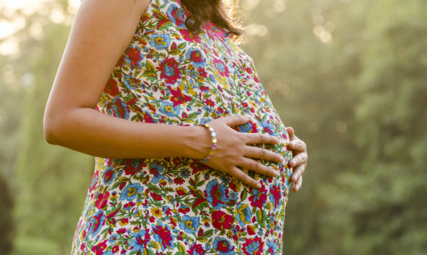 FILE: Image of a pregnant woman. Photo credit: Deseret News, Sara Reid...