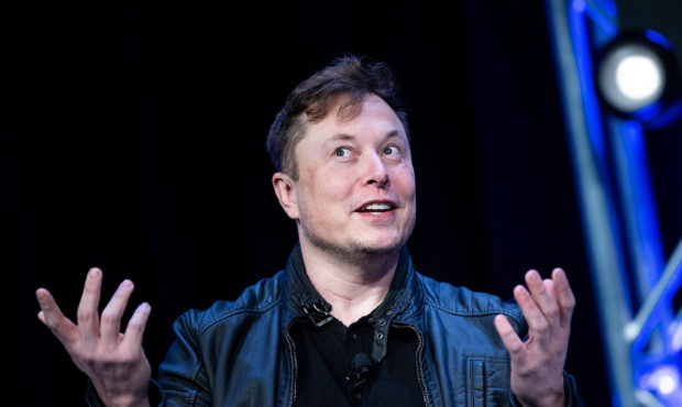 Elon Musk, founder of SpaceX, speaks during the Satellite 2020 at the Washington Convention CenterM...