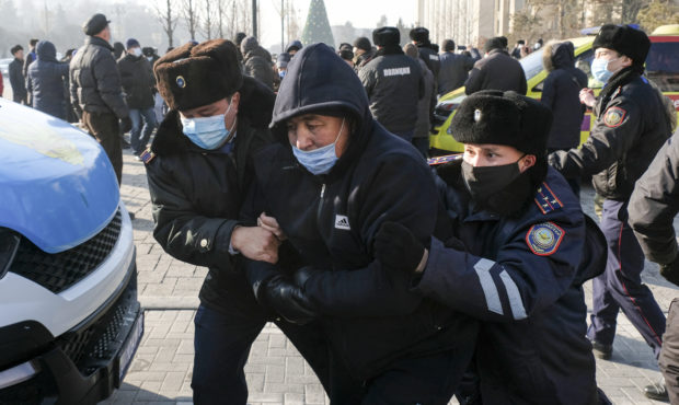 Protesters arrested for criticizing Kazakhstan's vote...