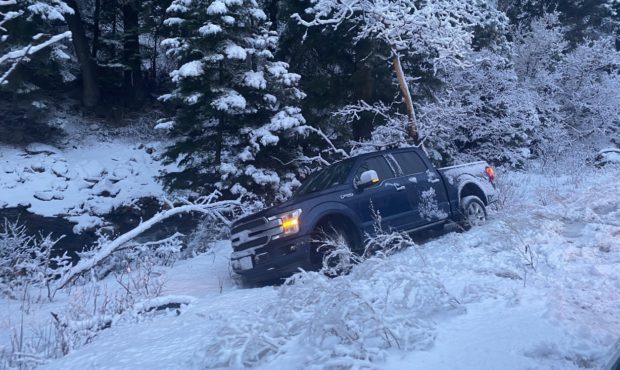 Weekend snowfall causes hazardous driving conditions...