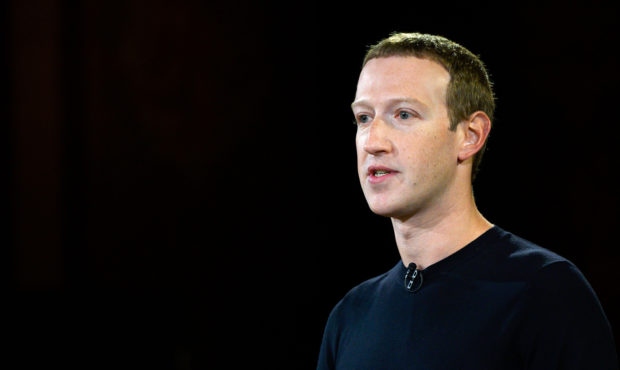 Facebook founder Mark Zuckerberg speaks at Georgetown University in a 'Conversation on Free Express...