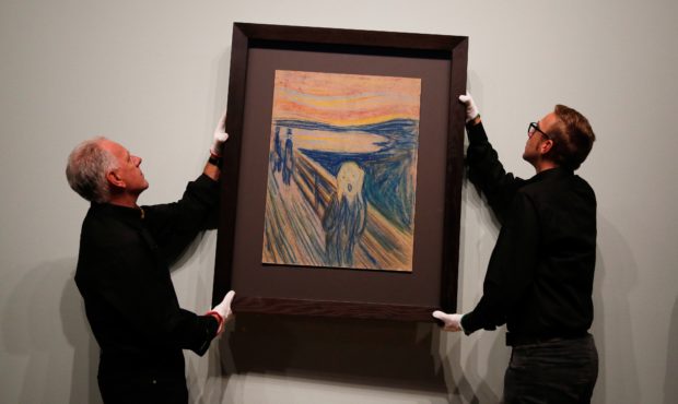 A tiny message hidden in Edvard Munch's famous painting "The Scream" was written by the artist hims...