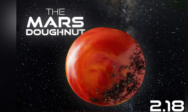 Krispy Kreme's Mars doughnut celebrates NASA's Perseverance rover and its upcoming landing on Mars....