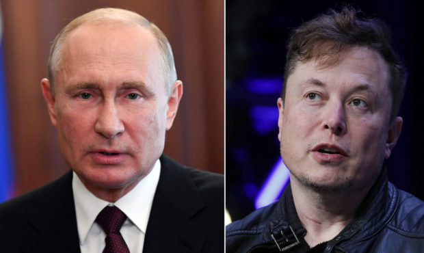 Elon Musk wants to have a conversation with Vladimir Putin on his new favorite social media app: Cl...