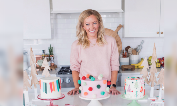 Courtney Rich displays newly baked cakes in her home kitchen.

(Cake by Courtney)...
