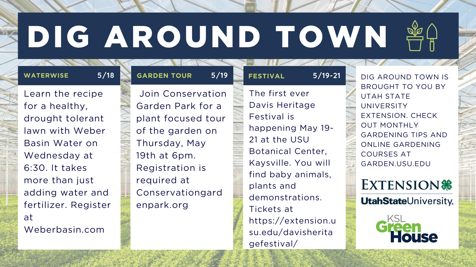 Dig around town May 14th...
