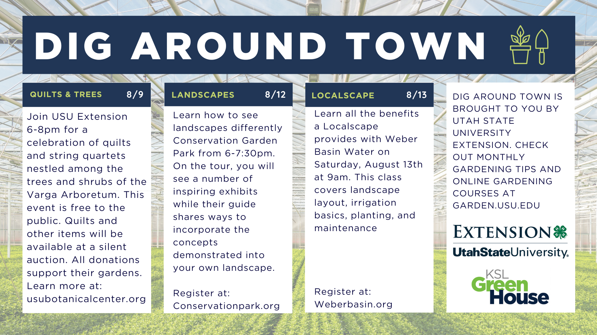Dig around town Aug 6th...