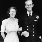 FILE - This file photo dated July 10, 1947 shows the official photograph of Britain's Princess Elizabeth and her fiance, Lieut. Philip Mountbatten in London. Buckingham Palace says Prince Philip, husband of Queen Elizabeth II, has died aged 99. (AP Photo/File)