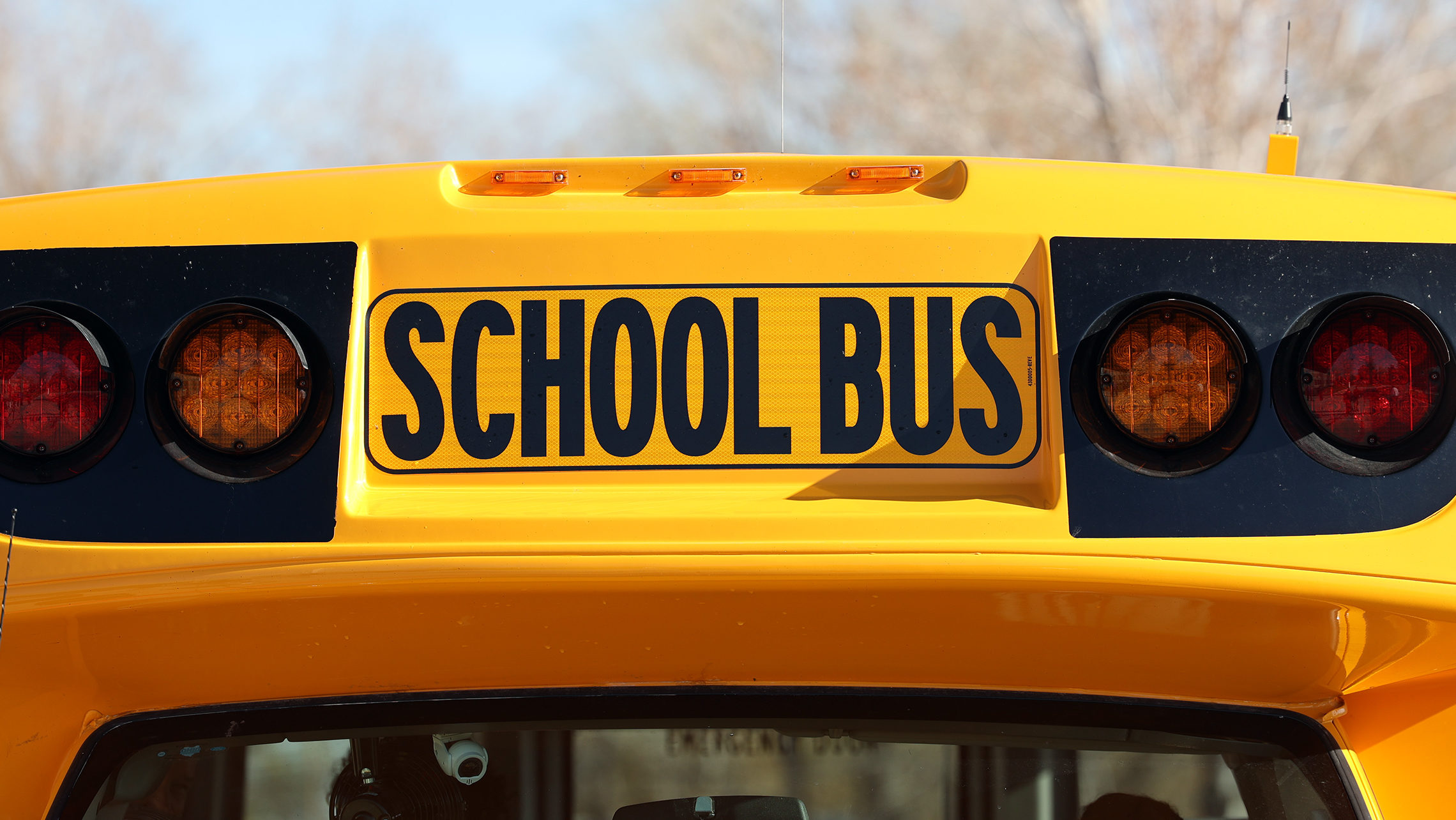 The photo is an image of a school bus. The Uintah School District said it will add several electric...