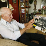 Ken Potts, 95, talks about a a request for an autograph at his home in Provo Thursday, Nov. 17, 2016. Potts is one of five men still alive who served on the USS Arizona during the attack Dec. 7, 1941.