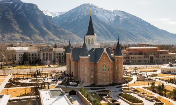 Image of Provo City Center Temple. Provo City has earned the Earth Forum's Environmental Stewardshi...