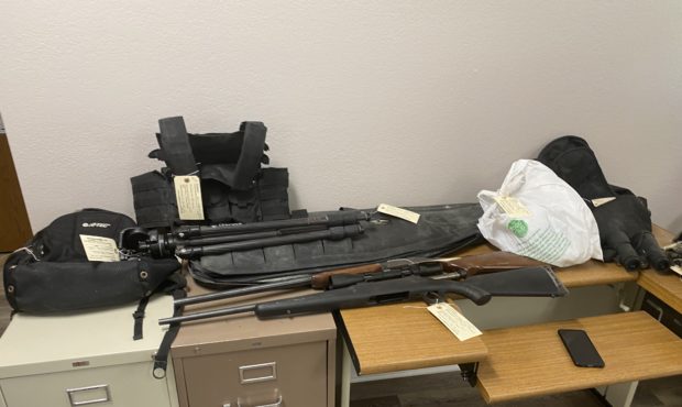 (The weapons that were reportedly seized while investigating car burglaries in Richfield.  Photo: R...