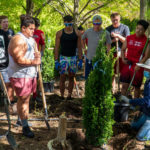 Students from American Fork High School gather at Ashton Gardens prepare to start planting trees. 

May 12, 2021 

Colby Walker, KSL NewsRadio
