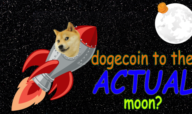 It's official, Dogecoin is on its way to the actual moon (Illustration, Colby Walker KSL NewsRadio)...
