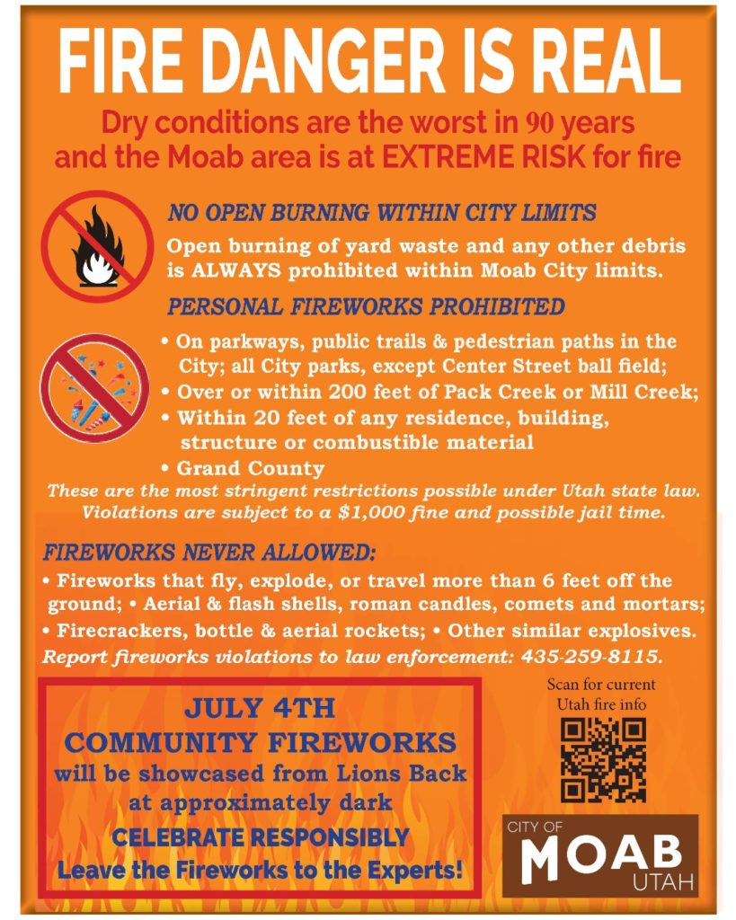 Utah firework restrictions and bans currently in place