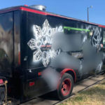 World Famous Yum Yum Food Truck vandalized with Anti-Asian graffiti
