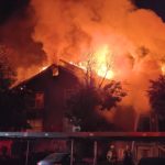 A two-alarm fire in Murray at the Stillwater Apartments displaced around 50 people overnight. (Video: Kelsey Hansen)