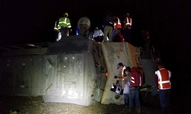 train derailed Iron County...
