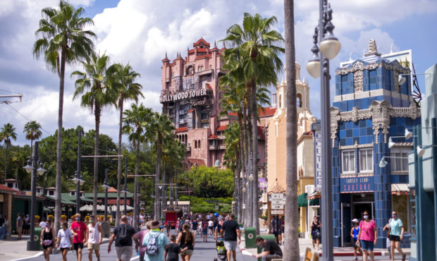 Disney is requiring all of its US employees to be vaccinated against virus. (Photo by Charles Sykes...