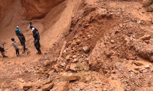 Mudslide pictured at Bryce Canyon National Park on Saturday, July 24.  Photo credit: Bryce Canyon N...