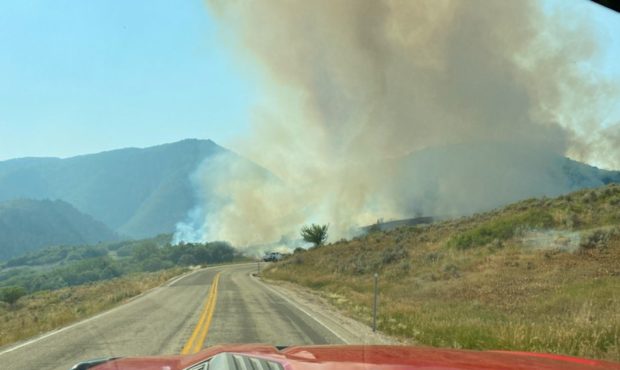 Old Snowbasin Road Fire Weber County...