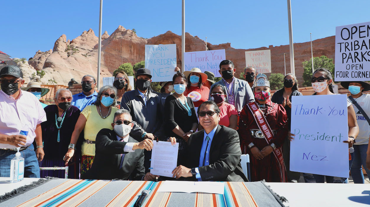 Navajo Nation Heritage Daynavajo leaders open roads parks...