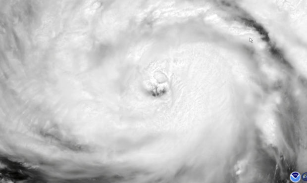 This satellite image provided by NOAA shows a view of Hurricane Ida, Saturday, Aug. 28, 2021. Forec...