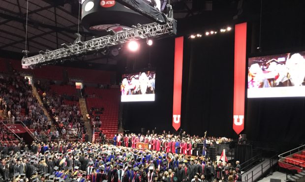 University of Utah graduation ceremony, May 6, 2017, Nick Wyatt, KSL Newsradio...