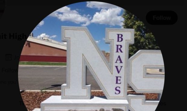 A statue in front of North Summit High School.  North Summit has renamed its football field in hono...