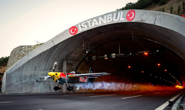 Dario Costa of Italy flying through dual Catalca Tunnels in Istanbul, Turkey on September 4, 2021 /...