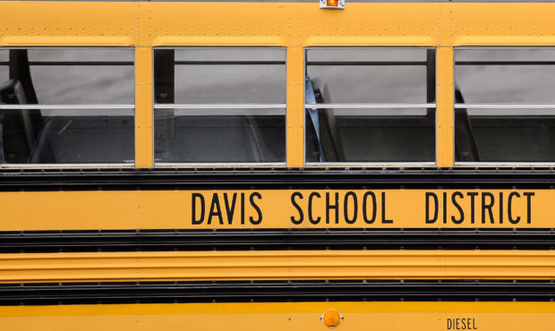 Image of a school bus for the Davis School District, which is poised to received a nearly 500 milli...