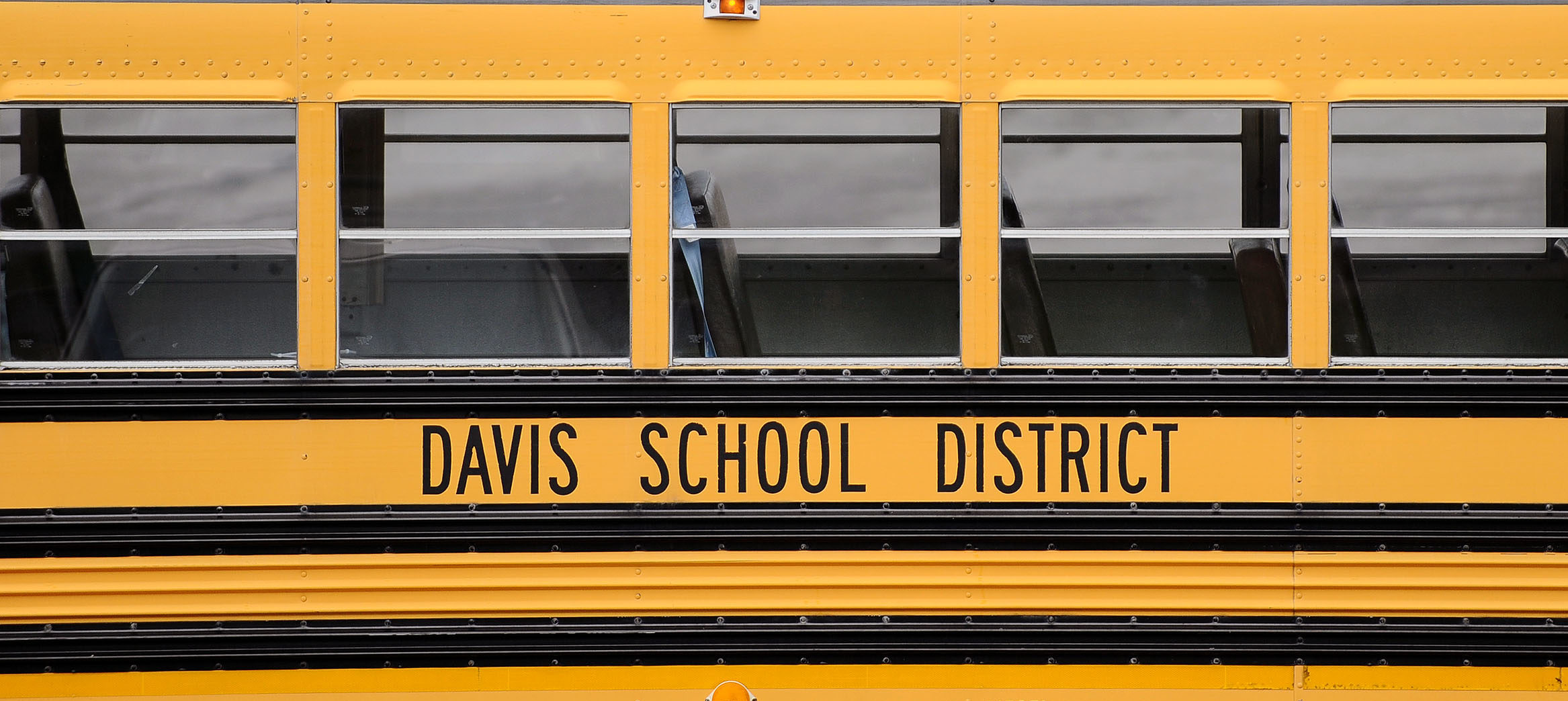 Image of a school bus for the Davis School District, which is poised to received a nearly 500 milli...