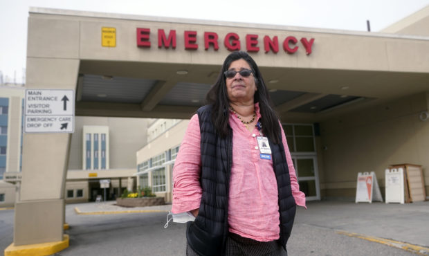 Angelique Ramirez, chief medical officer at Foundation Health Partners in Fairbanks, poses for a ph...