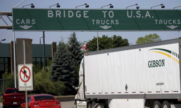 FILE - In this Friday June 15, 2012 file photo, Motorists make their way to Ambassador Bridge conne...