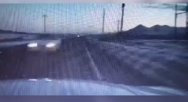 Still shot from UHP dash cam video....