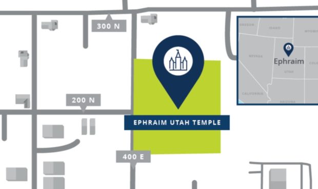 Ephraim Temple location...